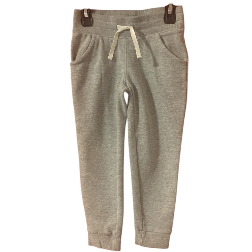 Cat & Jack Gray Fleece Jogger Pants Girls 4/5